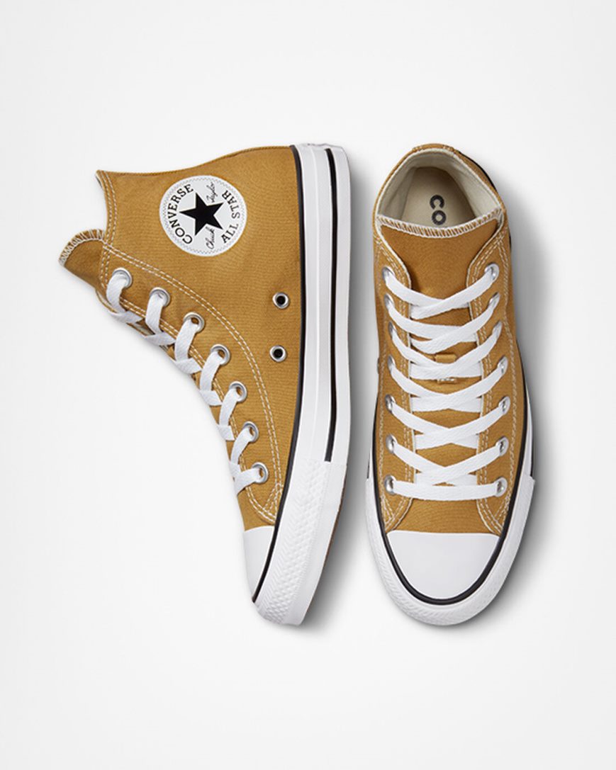 Tenis Converse Chuck Taylor All Star Seasonal Color Cano Alto Feminino Laranja | PT L05T104